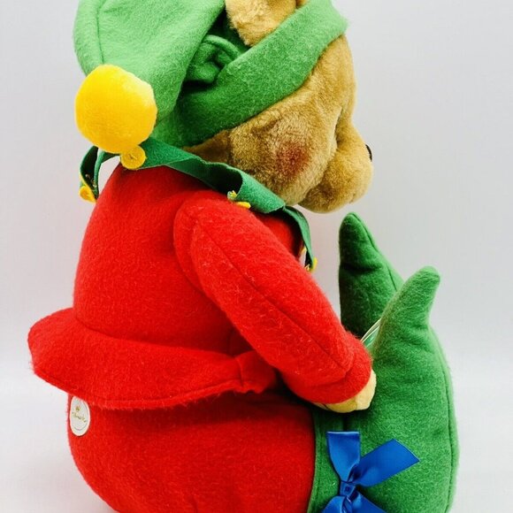 Hallmark Chris the Elf Bear Santa's Workshop #25 Plush Teddy Bear 13” - Picture 4 of 9